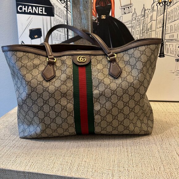 Gucci Ophidia Large Tote Bag - Picture 1 of 14